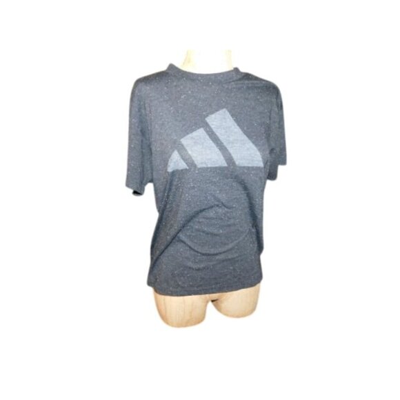 Adidas Size M Medium Speckled Athletic Tshirt Tee Shirt - Picture 1 of 2